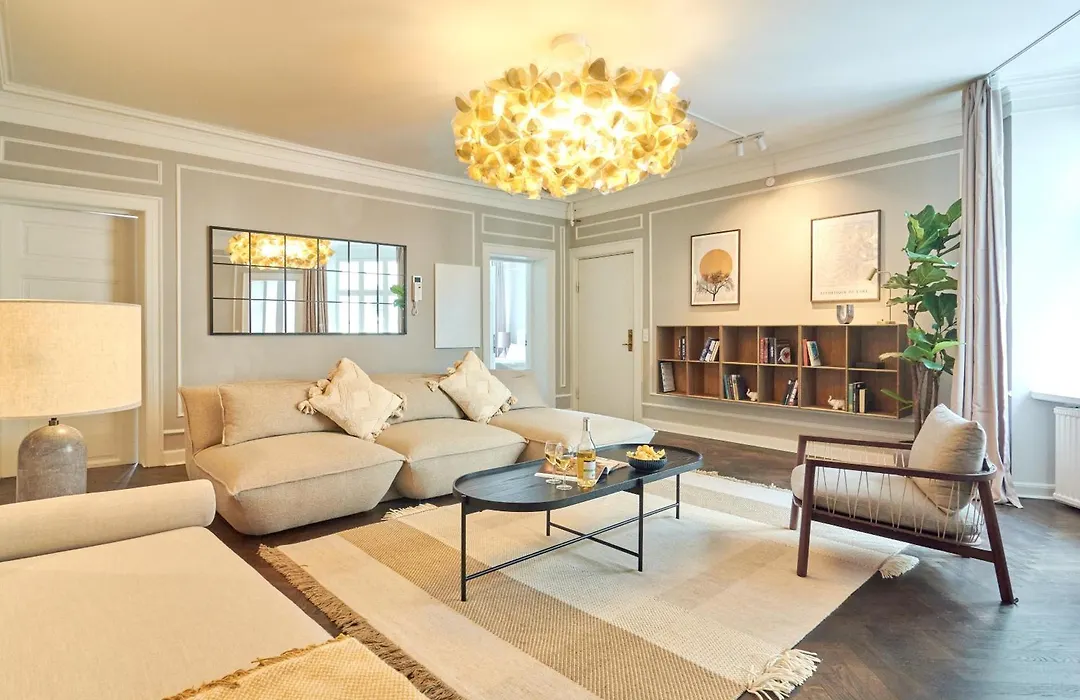 Stylish Spacious Apartment W 3Br In Copenhagen City-1