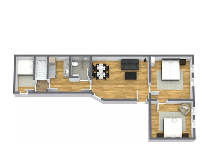 Spacious 3B W Double Beds Copenhagen City Centre admite animales